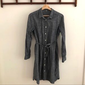 Muji Chambray Shirtdress